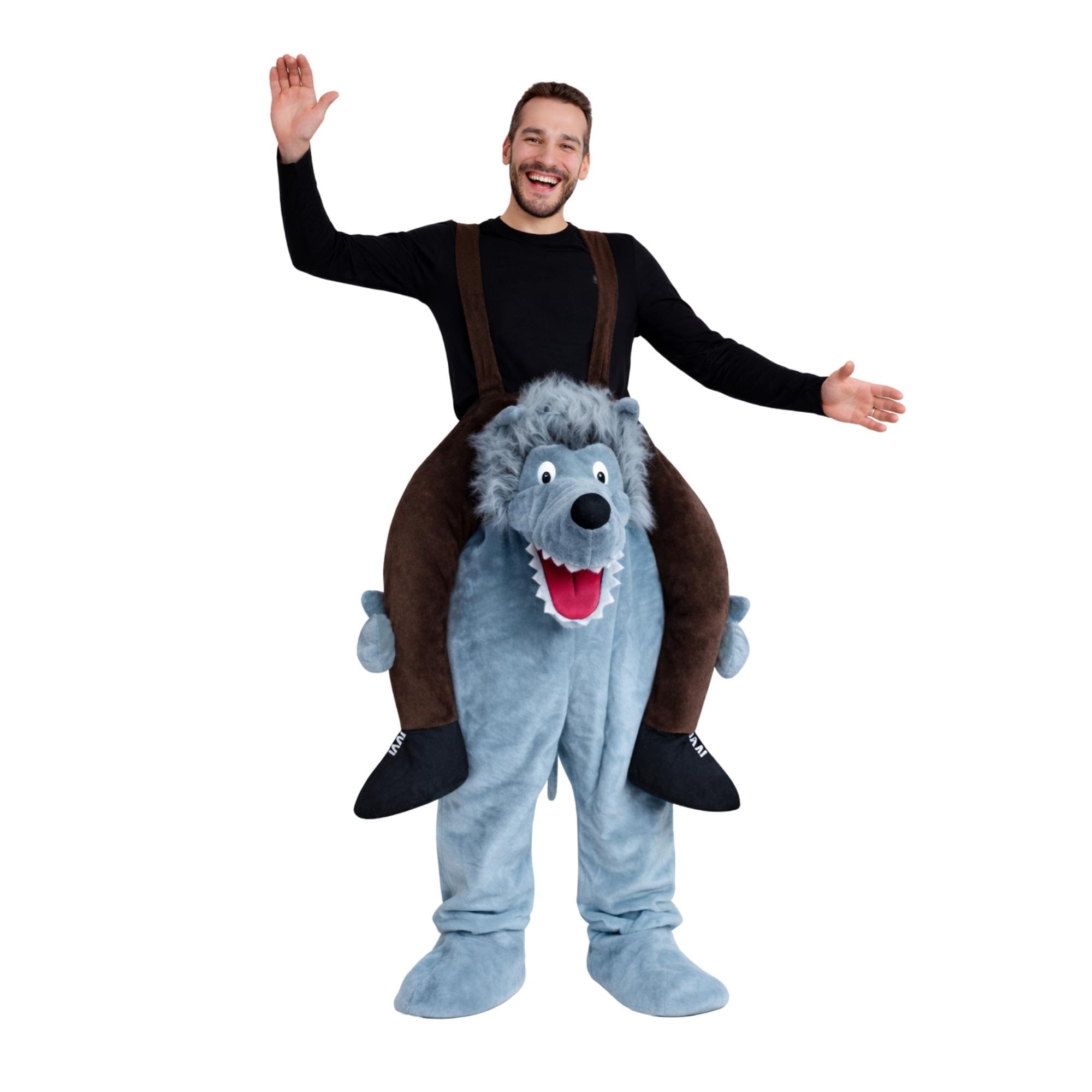 Ikumaal Carry Me Kostüm-e, Einheitsgröße (M-L), für Erwachsen-e Männer Frau-en, Tier-e Kostüm Fasching Karneval Fasnacht Faschingskostüm-e Karnevalskostüm-e