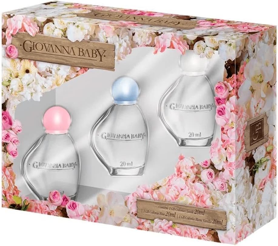 GIOVANNA BABY Kit Aromas Do Jardim Colonias 3X20Ml : Amazon.com.br: Beleza