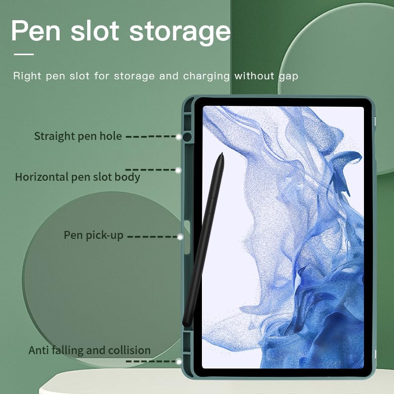 Étui rotatif Samsung Tab A 8.0 violet pour regarder vos vidéos partout - 3