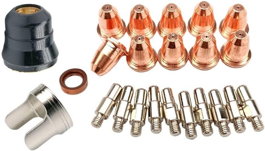 Nozzle Tip Electrode-23PK Kit Fit-Fit Forney Easy Weld 20 P/251/20P-Plasma Cutter