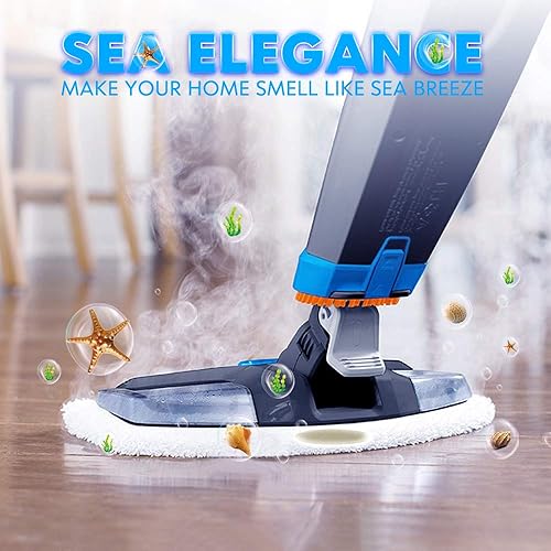 Miniatura 2 de LeFix Paquete de 16 discos perfumados con mopa de vapor (Sea Elegance) compatibles con las series Bissell Powerfresh y Symphony, incluyendo los