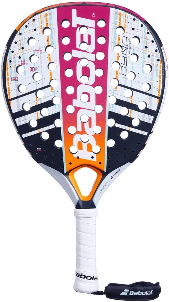 Babolat Dyna Energy Padel Racket (Pink/Orange/White)
