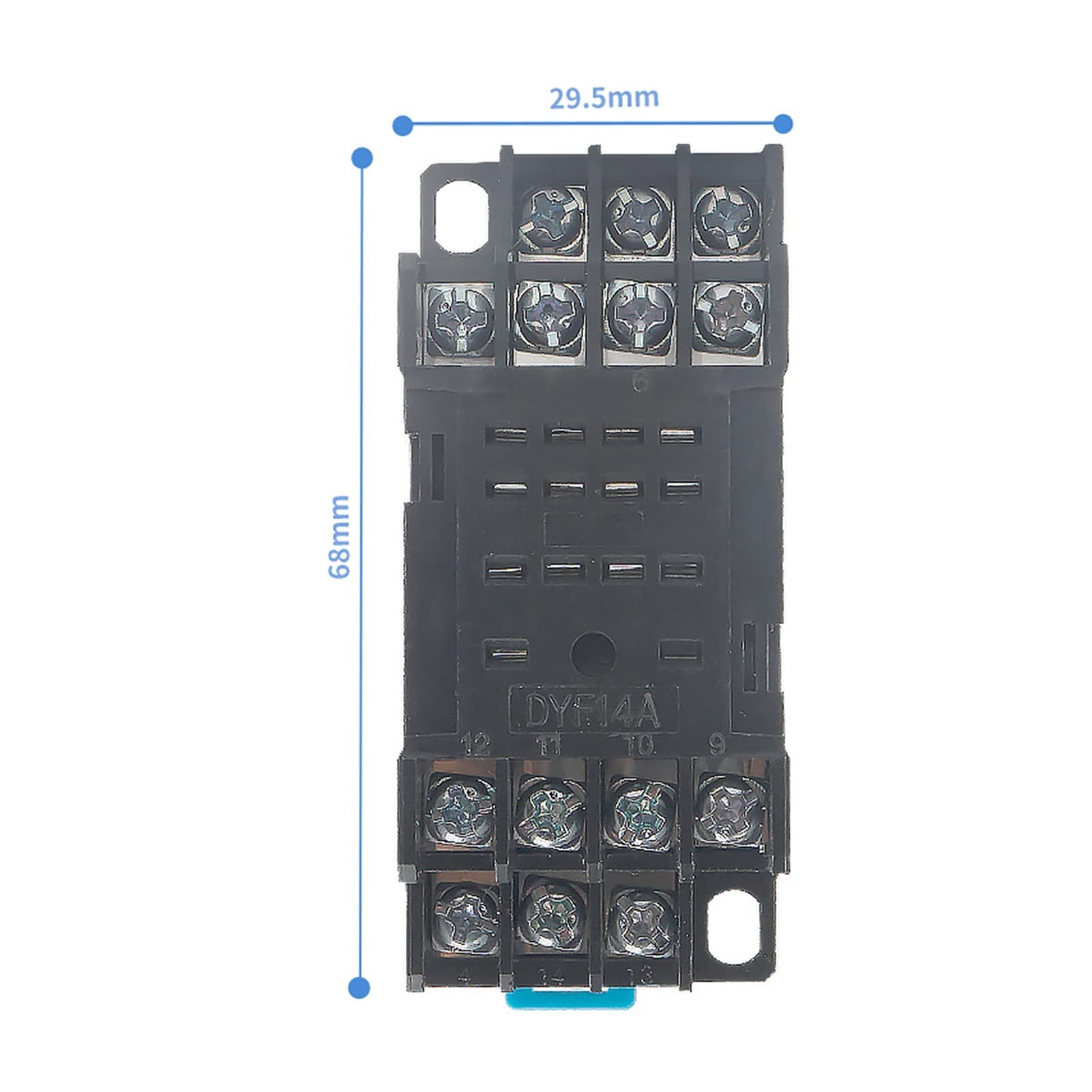Relais électromécanique MY4NJ DPDT 14Pin avec socle HH54P-L pour armoire électrique