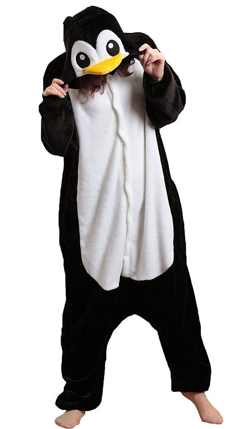 chuangminghangqi Pigiama Intero Animali Unisex Adulto Costume di Carnevale Halloween Pigiami Cosplay Costumi Donna Uomo Tuta Animale
