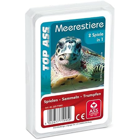 ASS Altenburger Top Ass Superzüge Kartenspiel - Trumpf & Quartett Mit Zugmotiven Für Die Ganze Familie