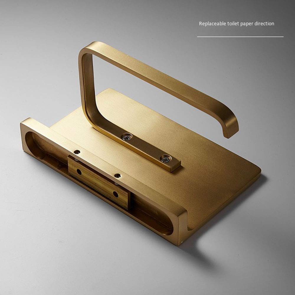 Toilettenpapierhalter Aus Messing Nordic Feste Toiletten Tray Für Badezimmer Schlafzimmer Gold Aufgetragener,Lightandthin*freepunching