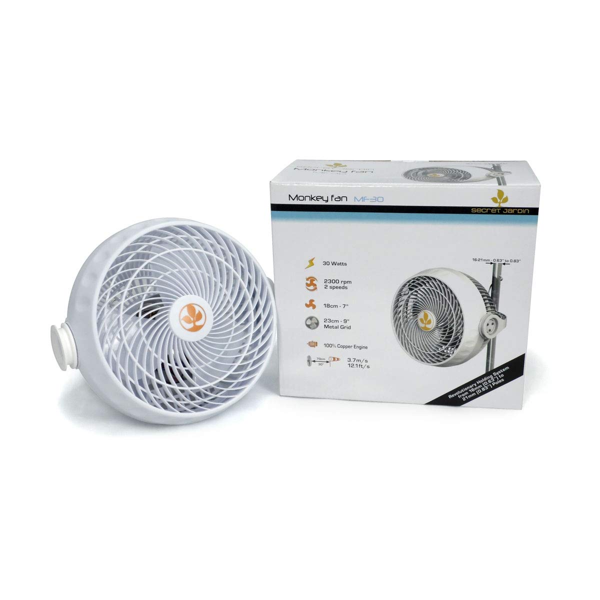 Fan / Air circulator with clip 18cm 30W 