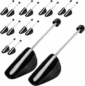 Tendiscarpe Regolabili 4 Paia - Con Molla Per Uomo E Donna Nero