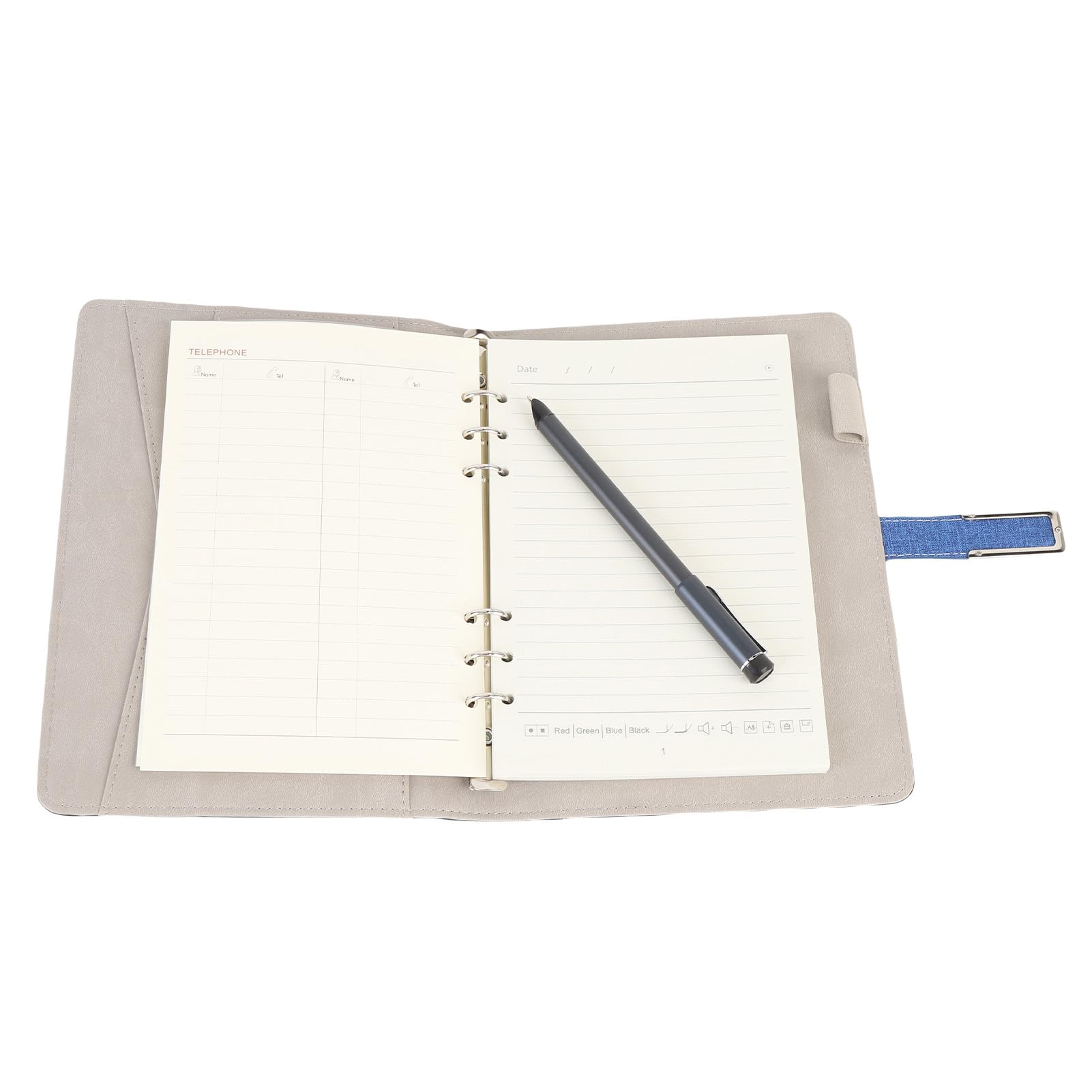 Set Penna Intelligente Digitale e Lavagna per Prendere Appunti e Disegnare Senza Interruzioni, Perfetto per L'apprendimento, 80 Fogli, Design in Lega di Alluminio (Blu)