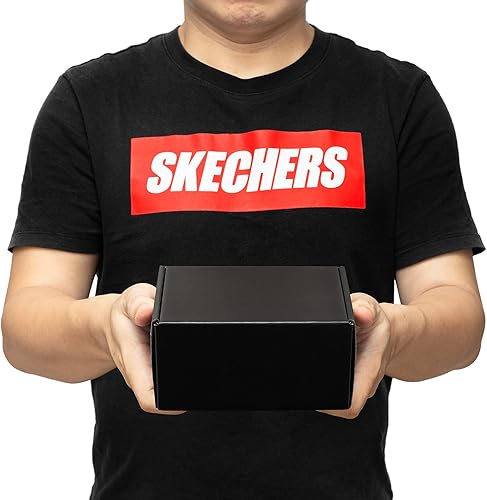 Miniatura 6 de Cajas de envío pequeñas negras de 6 x 4 x 3  Paquete de 24 cajas de correo de cartón corrugado para pequeñas empresas  Cajas de envío planas con