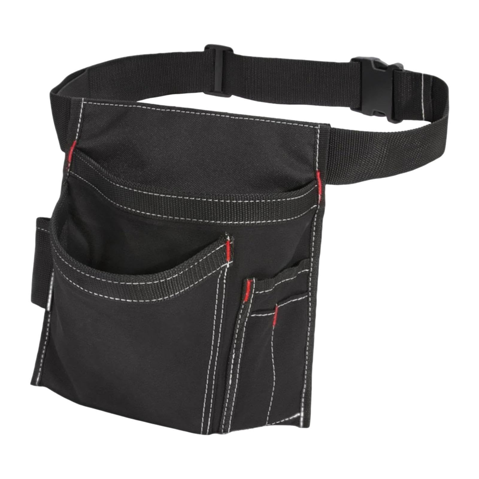 Ronyme Gardening Tool Waist Bag Pouch Electrician Apron Handyman Tool Apron, Cleaning Apron Multiple Pockets, Adjustable Belt, Tool Bag Organizer for Carpentry Plumbers Maintenance Workers, Black — image 1