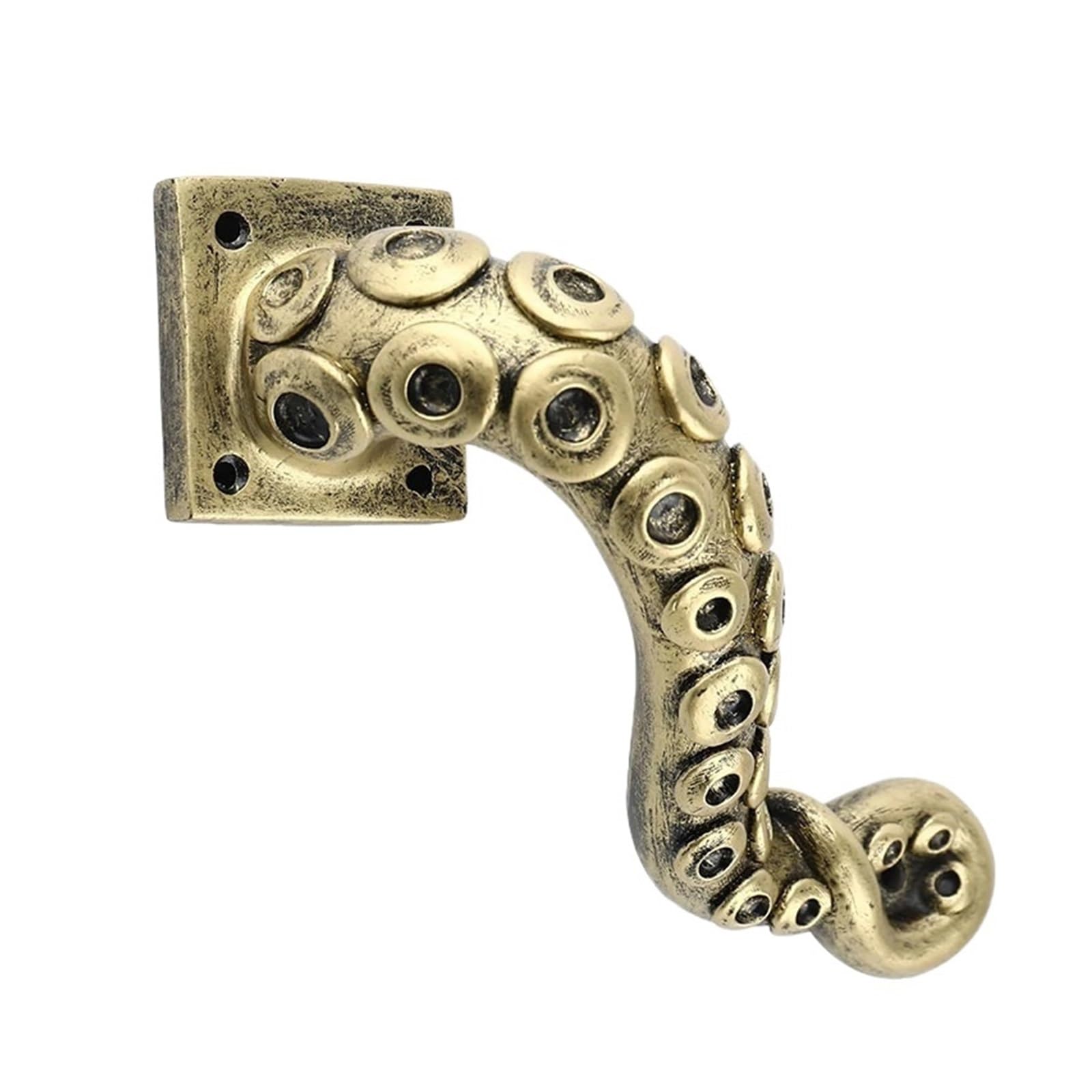 KLdcfhDR 1pcs Vintage Octopus Shape Animal Style Cabinet Drawer Pull Knobs