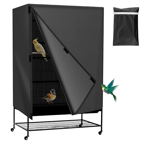 Funda para jaula de pájaros de tela Oxford 210D, cubierta para jaula de loros