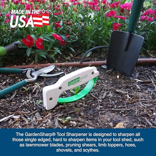 AccuSharp Garden Tool Sharpener, Diamond-Honed Tungsten Carbide Blades, Restores, Repairs, Sharpens & Hones Lawnmower Blades, Secateurs, Limb Loppers, Hoes, Shovels, and Scythes - Image 6