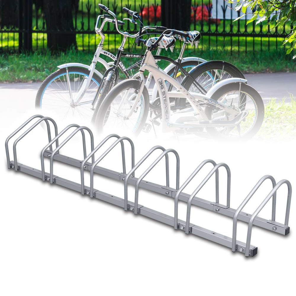 Randaco Fahrradständer Hinterrad für 6 Fahrräder Fahrrad Ständer Aufstellständer Mehrfachständer Boden und Wandmontage Diverse Modelle Fahrradständer Mountainbike Ebike