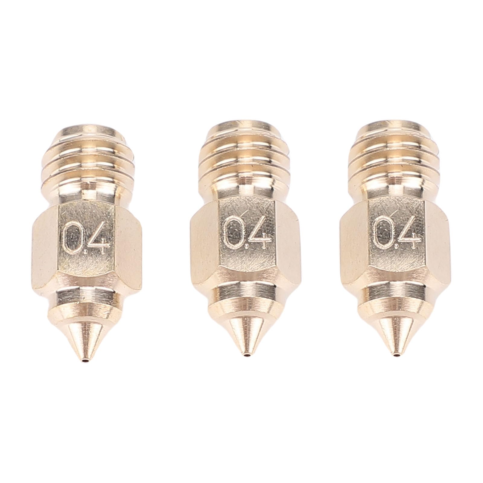 3 Pcs 0.4mm Hotend Nozzle Replacement for Ender 5 Max 3D Printer High Hardness Brass Nozzle