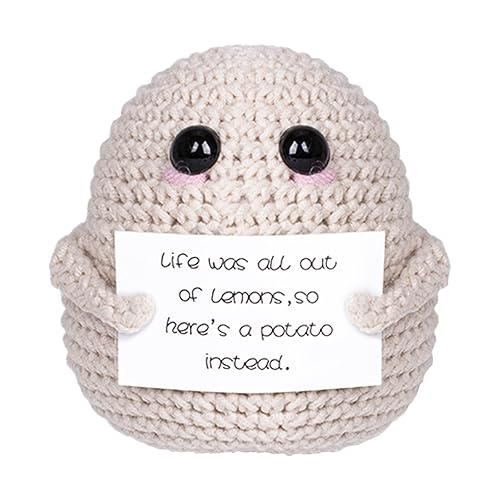 Funny Gifts for Birthday - Crochet Potato Funny Crocheted Support