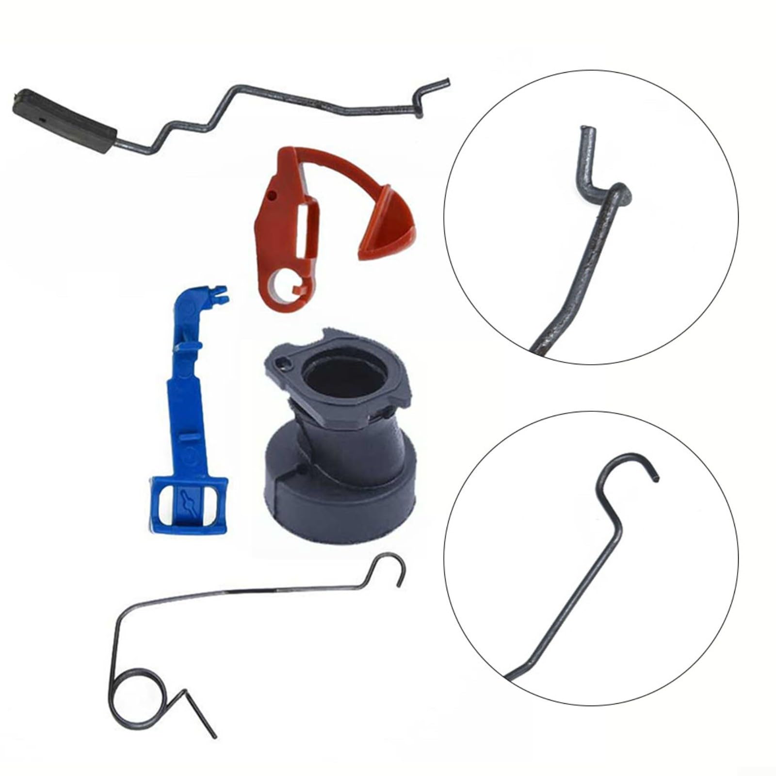 Kit di riparazione per collettore di aspirazione, acceleratore, asta di controllo, kit di riparazione per motosega 340, 345, 346XP, 350, 351, 353, 357, 357XP, 359, set di componenti di