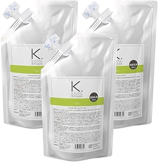 ケフトル メンズ スカルプシャンプー 詰め替え 無添加 - ハイブリッド濃密泡 - 男性用 ノンシリコン 500ml×3