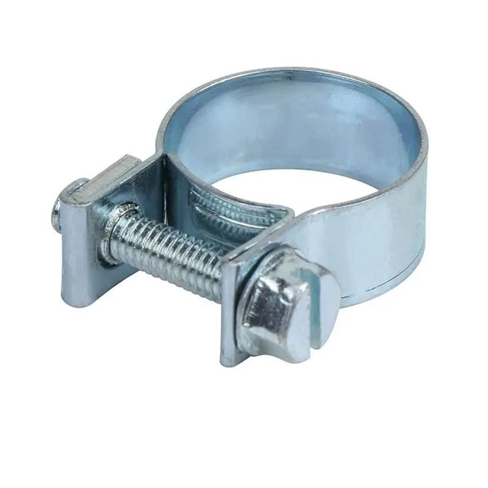 Pipe clamp,Mini Hose Clamp Carbon Steel Galvanized Water Ventilation Fasteners 8-20mm Adjustable Fixing Tool(12-14mm)(14 16mm)
