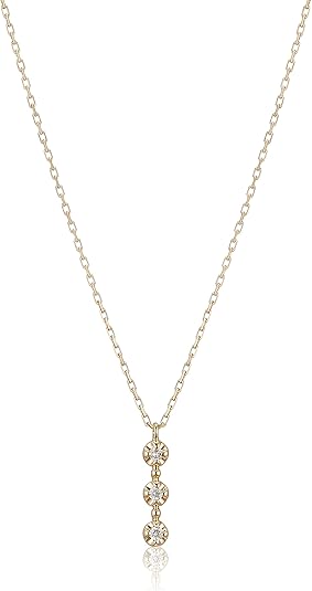 Amazon | [ヴァンドーム青山] 【公式】 ネックレス K10ピンクゴールド