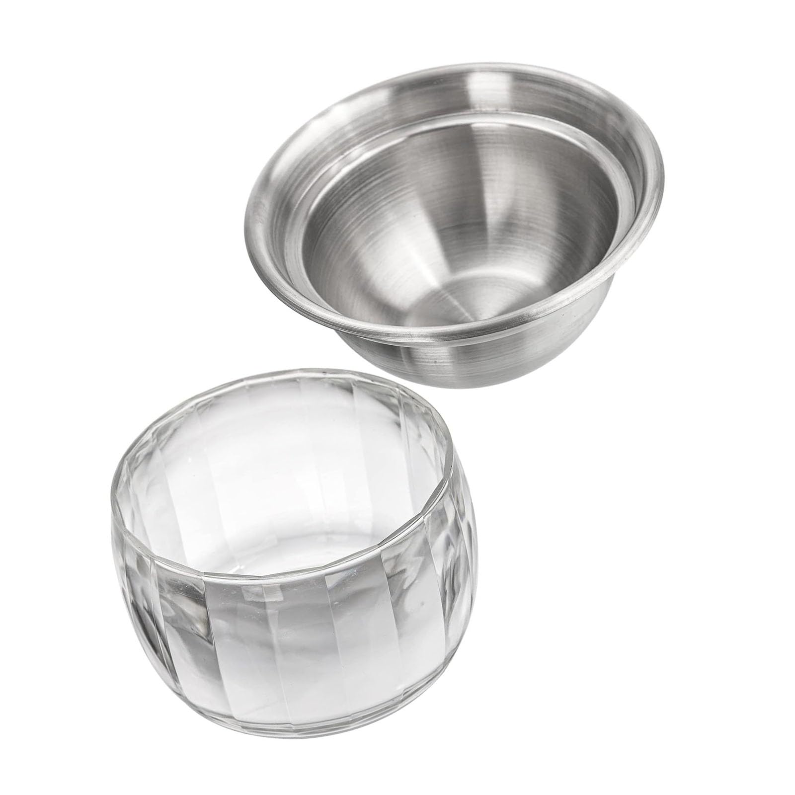 Elnwnnkc 2 Piece Stackable Cooling Set with Ice Section Maintains Optimal Temperature for Salads Fruits Snacks BBQ Party Set