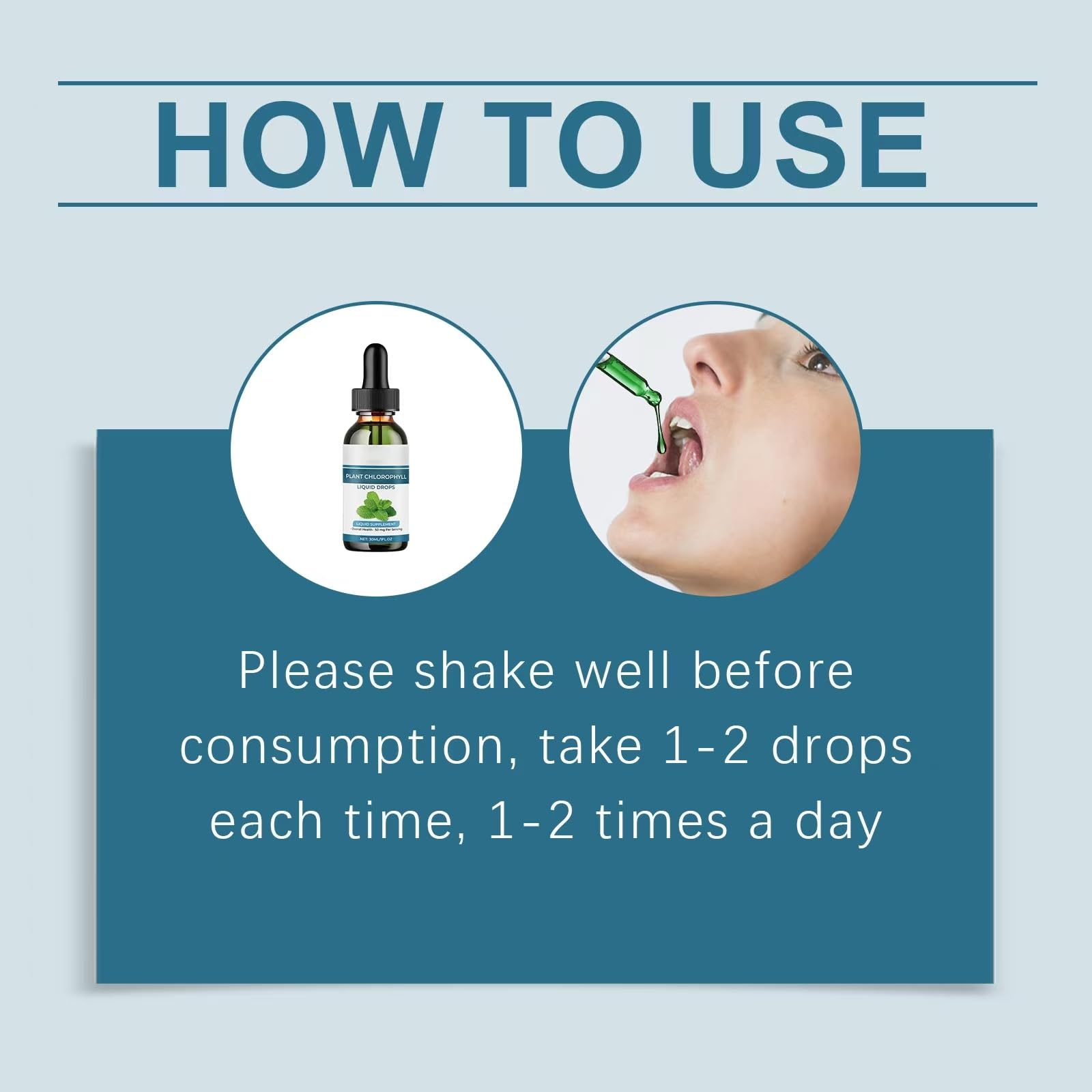 Liquide de chlorophylle végétale - Liquide de qualité supérieure pour un soutien antioxydant et une énergie naturelle, végétalien, sans OGM, 1 fl oz (30 ml),3PCS