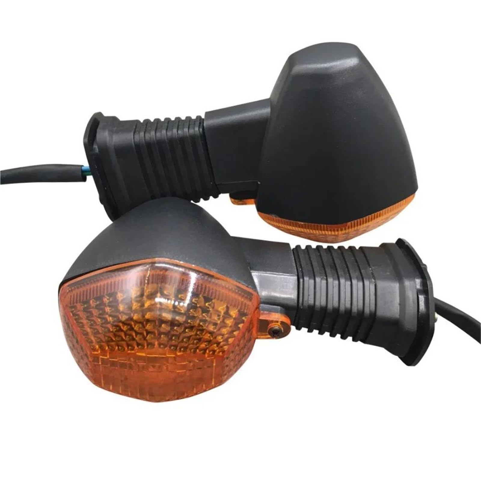 Motorbike Indicators Motorcycle Turn Signal Lights Indicators Blinker Flasher Lamp For Suzuki GSX-R 600 SRAD 750 K1 K4 1000 GSX 650F 1250FA DL 1000 V-Strom Turn Signals Lights(Amber)