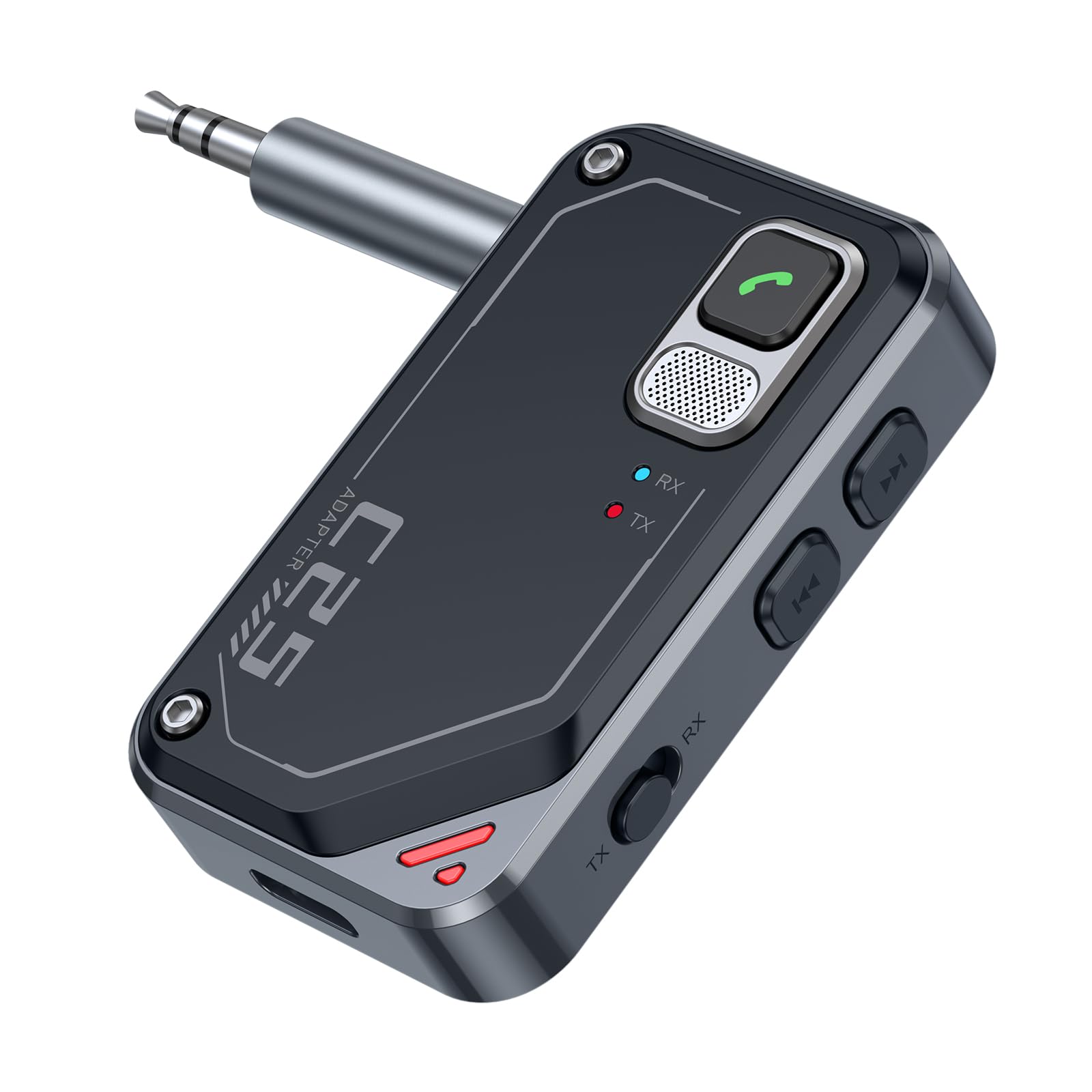 ORIA Trasmettitore FM Bluetooth 5.3, Adattatore per Radio per Auto, con
