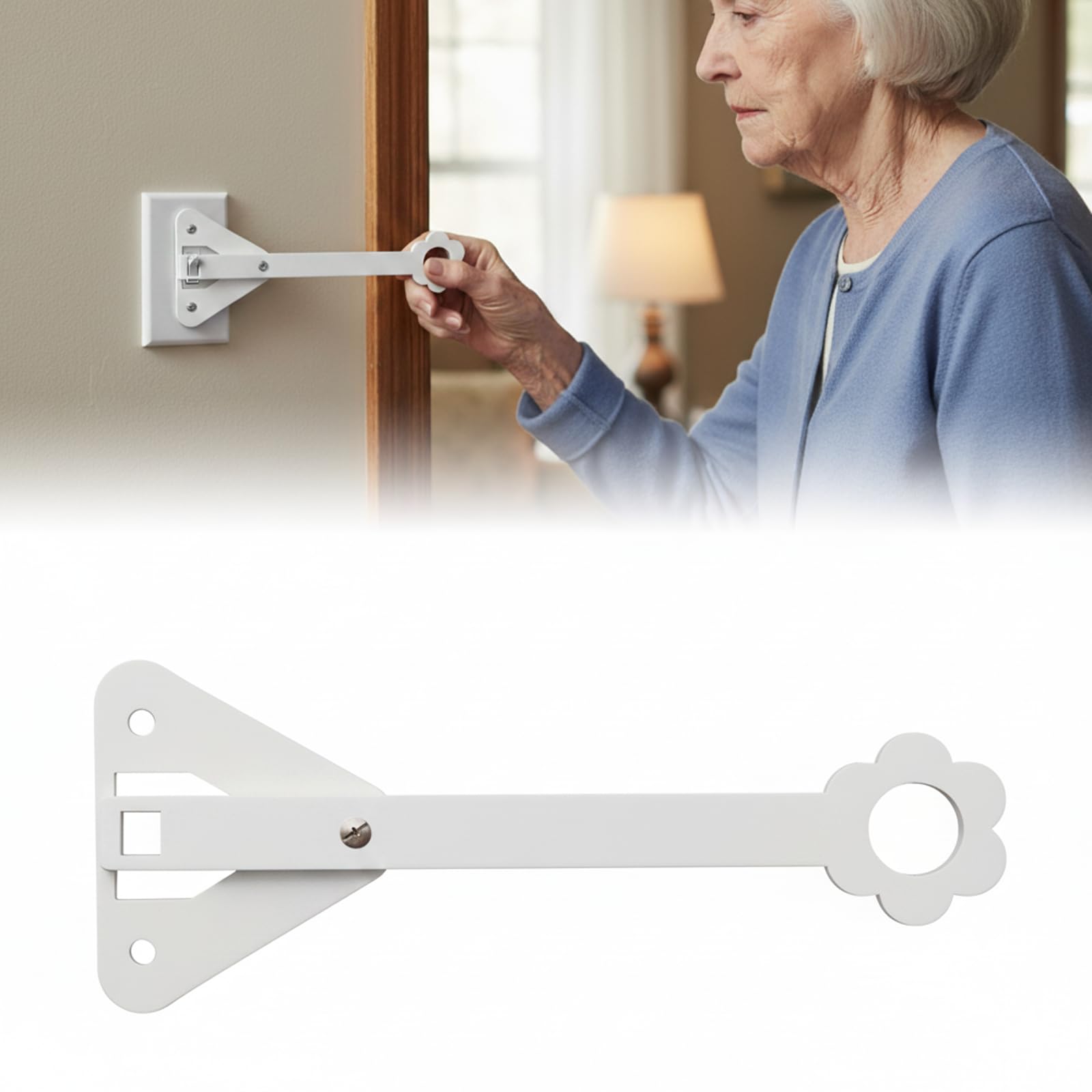 Photo 1 of Light Switch Extender, Horizontal Light Wall Toggle Switch Extension, Hard to Reach Switches, for Toddlers, Elderly and Disabled Friendly, Easy Install (White, Standard)