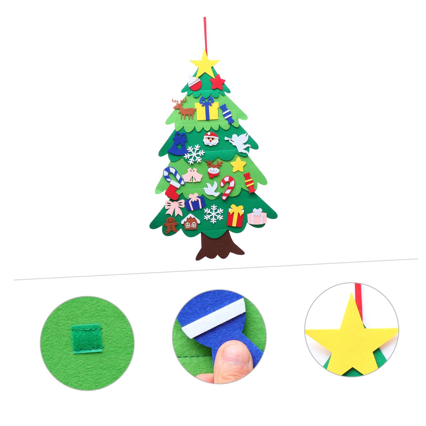 Amazon.co.jp: TOYMYTOY 1 セット フェルトのクリスマスツリー キッズ
