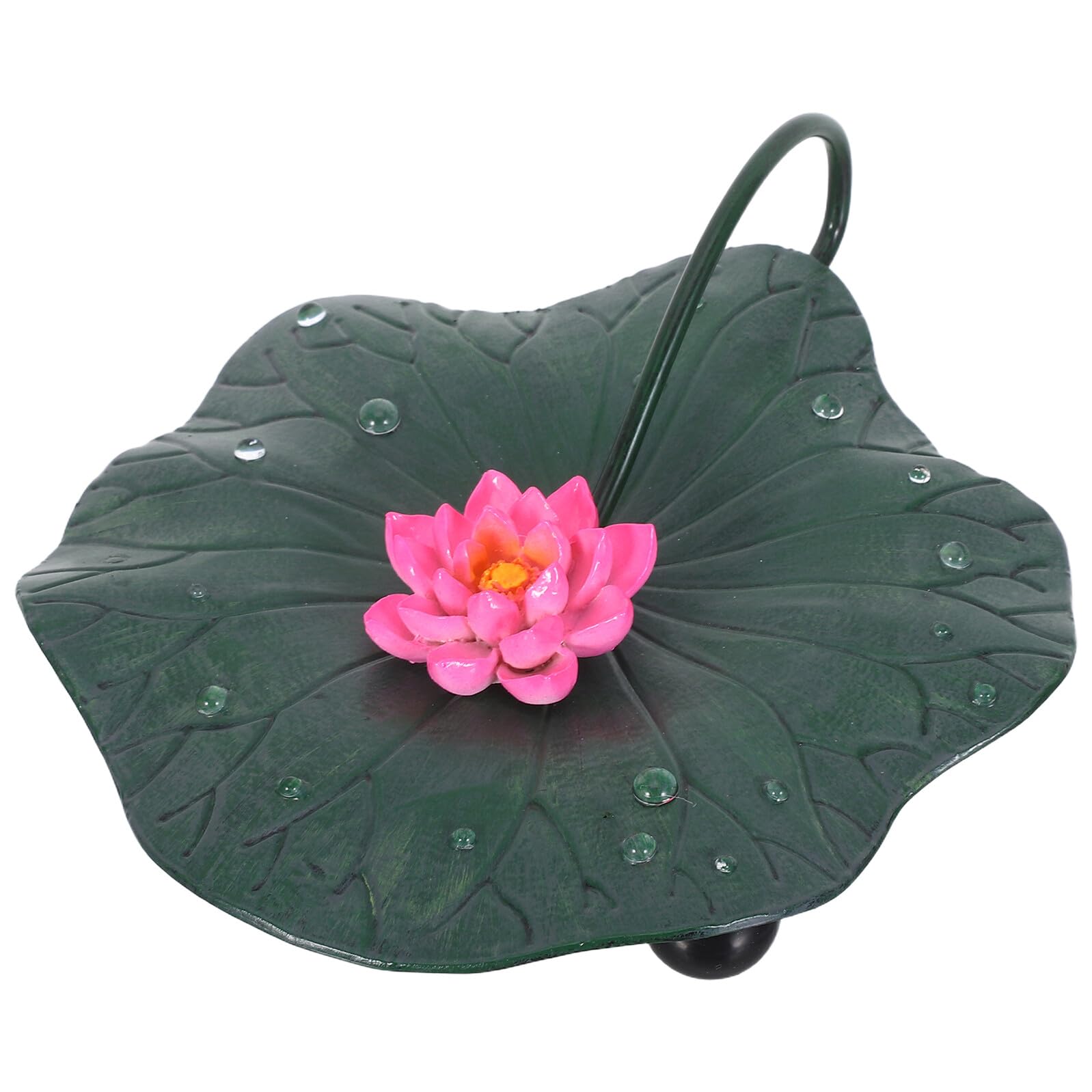 Homoyoyo Servilletero de Hierro Vintage Diseño de Flor de Loto Pequeño y Rústico para Decoración de Mesa y Restaurante Dispensador Práctico para Comedor y Eventos