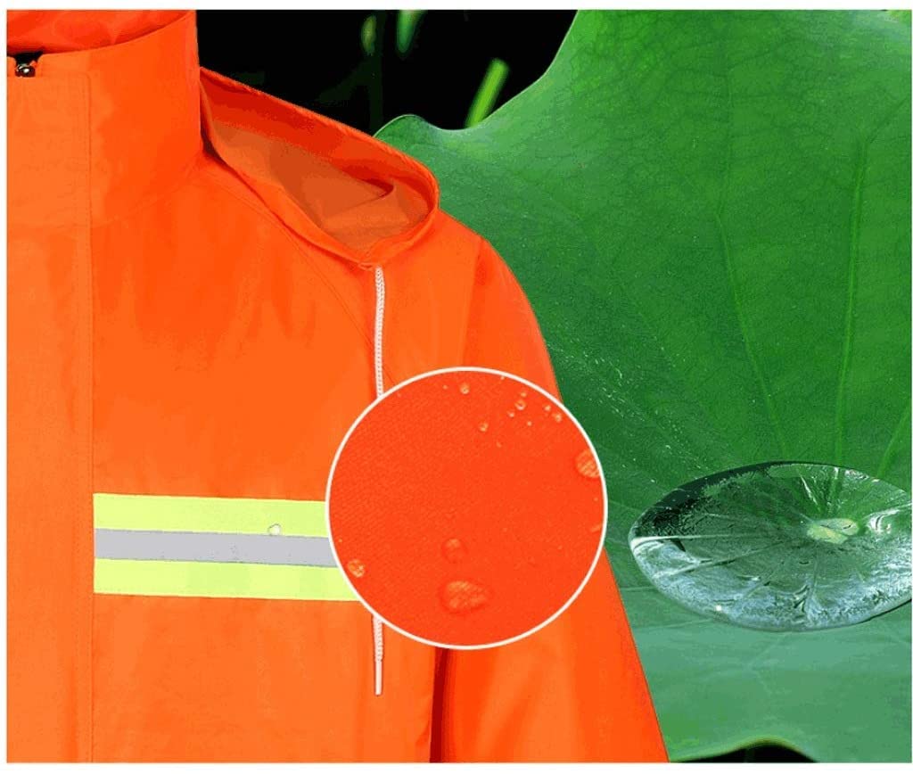 Chaleco de Alta Visibilidad Chaleco Reflectante Desgaste de trabajo reflectante, ropa reflectante impermeable, con adornos reflectantes, chaleco de seguridad de manga larga Chaleco de Trabajo Chaleco