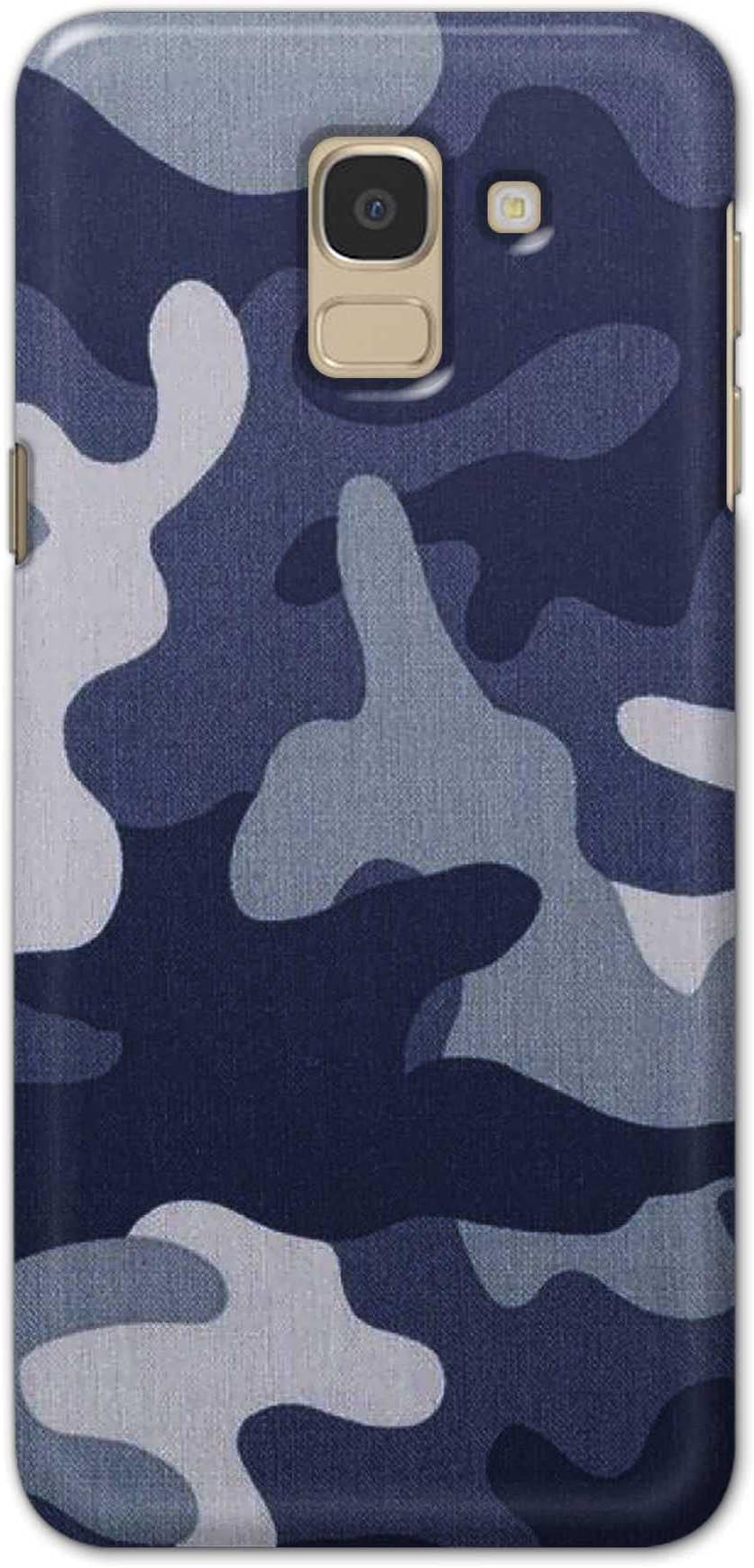 PRINTFIDAA Army Camouflage Pattern Printed Designer Hard Case for Samsung Galaxy J6 (2018) (5.6") / Samsung On 6 (2018), J600F / DS Back Cover -(ZO) TEJ1004