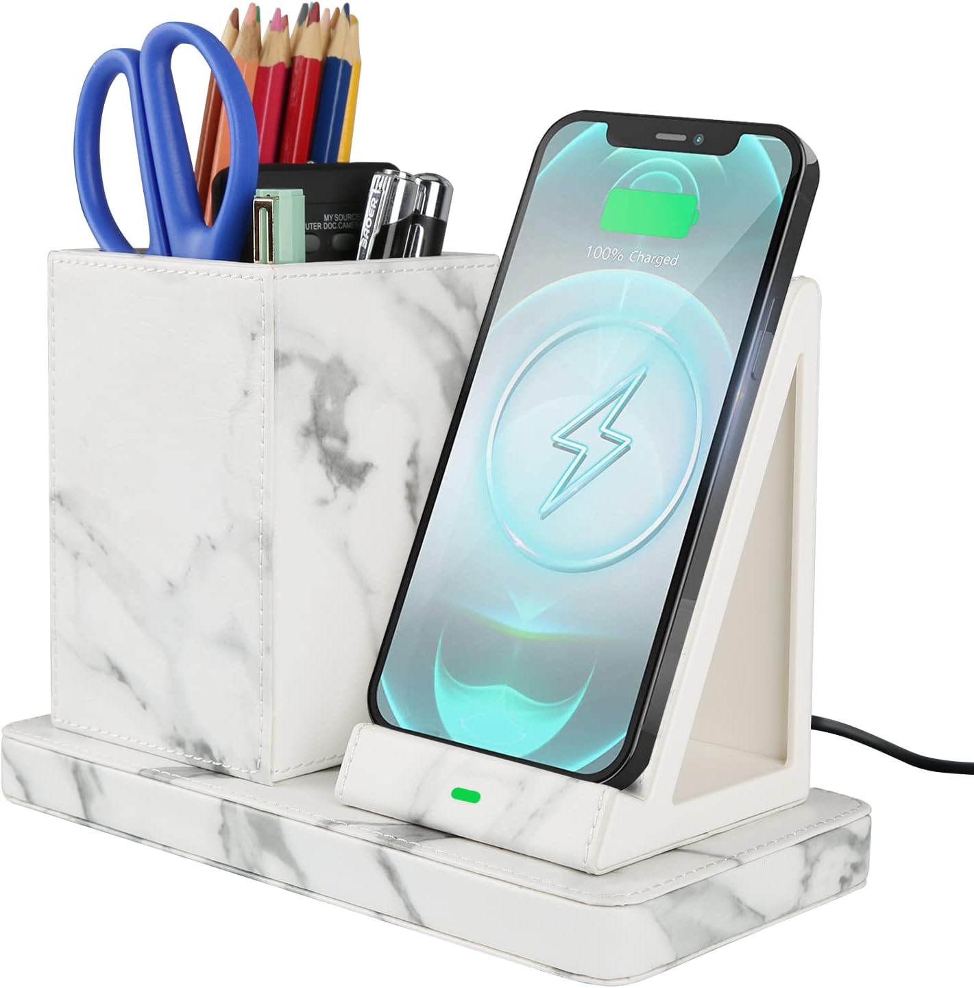 Wireless Charger with Pen Holder