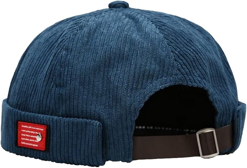 Sailor Hats Unisex Skullcap Sailor Hat Cap Beanie Corduroy Hip Hop