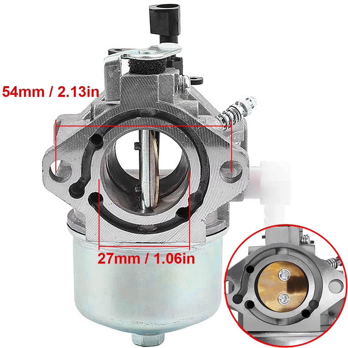 Pi&egrave;ces De Moteur De Tondeuse &agrave; Gazon, Carburateur Stratton 28M707 28r707 28t707 28v707 694941 699831 Ikodm 85386343