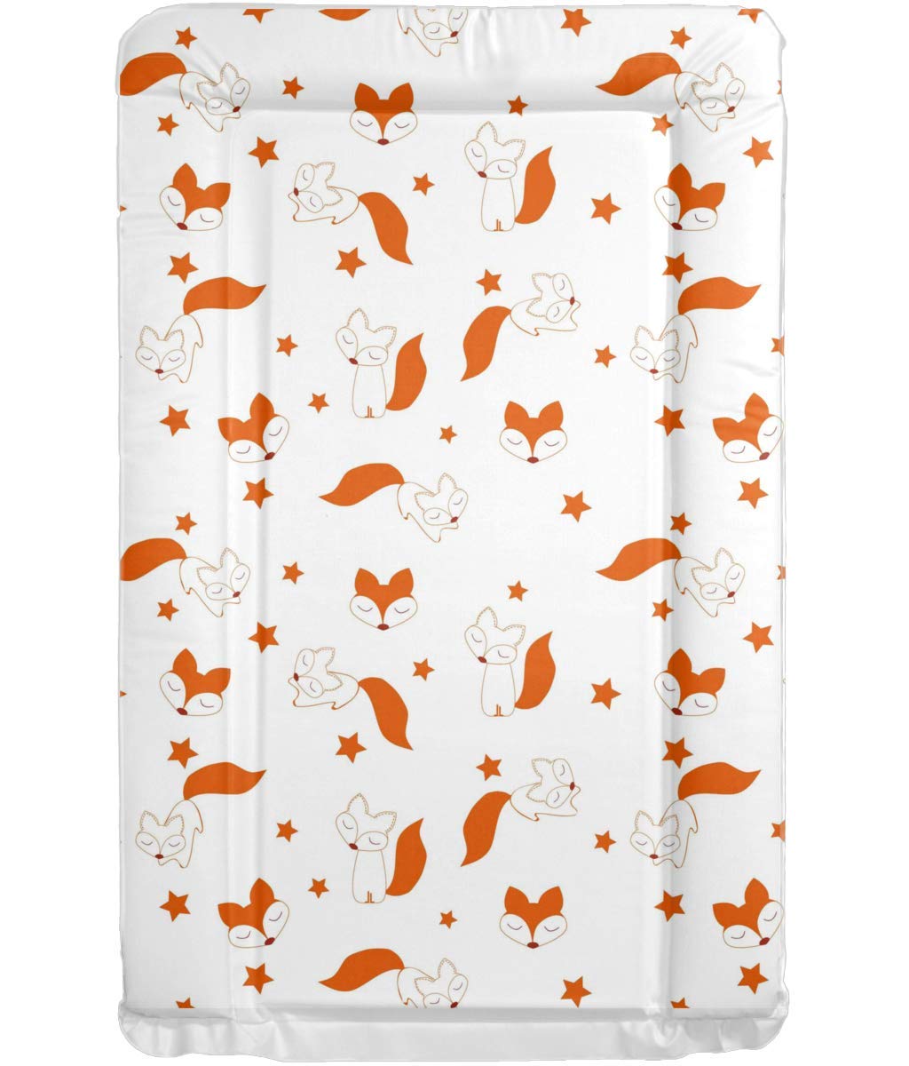 Sunnybabies Sleepy Red Fox Baby Changing Mat Animals Nature Wild