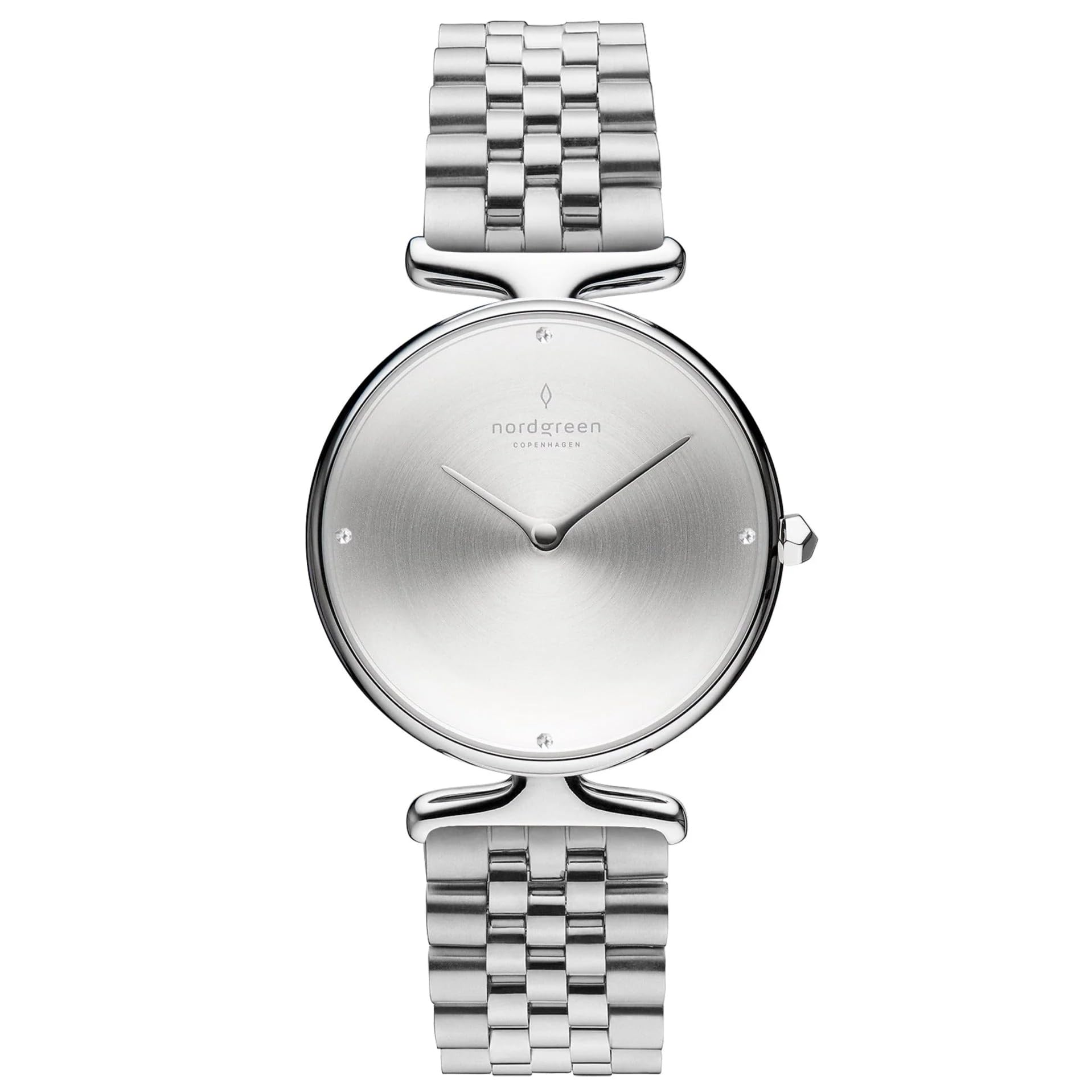 Nordgreen Unika Silver Stainless Steel 28mm Silver Case Watch (B0CCRW77ZJ) Amazon Price History, Amazon Price Tracker
