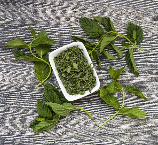 Image of Nature's Park Herb - Dried Mint Leaves- 100% Natural & Sun Dried (Pudina Patta) Pet Jar (35gm)