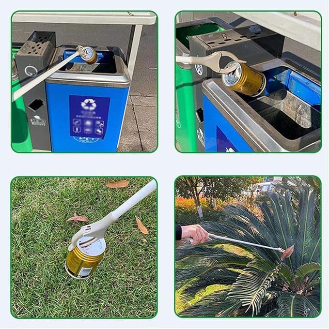 3Pcs Foldable Reacher Grabber Tool, Lightweight Reaching Assist for Elderly, Litter Picker, Arm Extension, 11.6 Inch