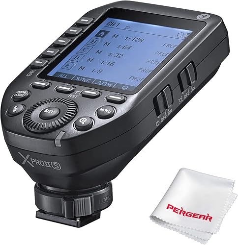 Godox Disparador de flash inalámbrico XProII-S TTL para cámaras Sony, 2.4G 18000s HSS, conexión Bluetooth, conversión instantánea TCM, bloqueo de