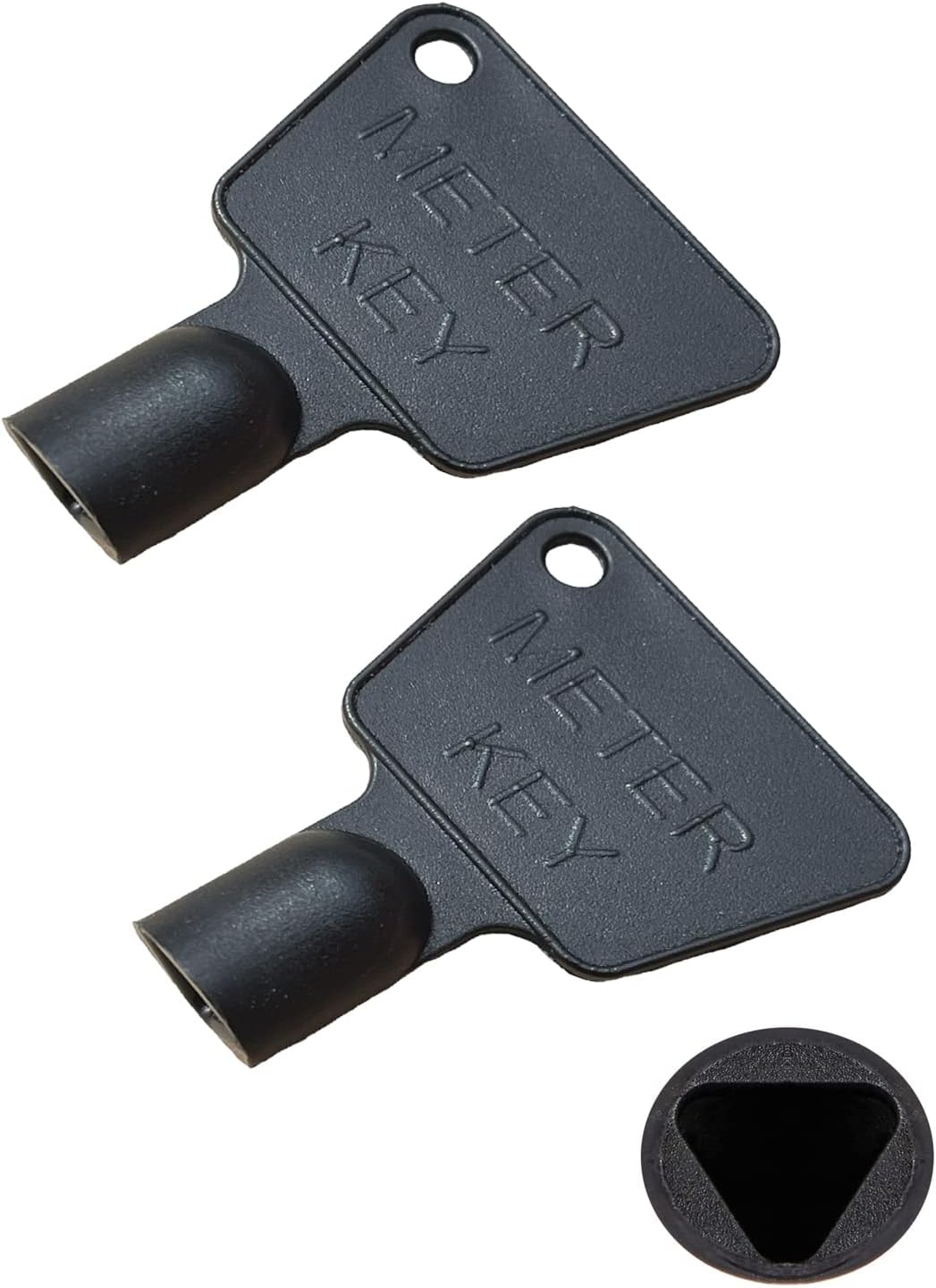 Gas Meter Box Key [2 Pack] Triangle Key Electric Box Key Utility