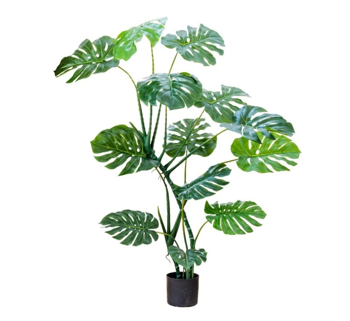 AYCDL Artificial Tree Plants Artificial Monstera Tree Simulation Plant Potted Fake Tree Bonsai Indoor Outdoor Living Room Hotel Bedroom Decoration Decoration,B-140cm,B-165cm