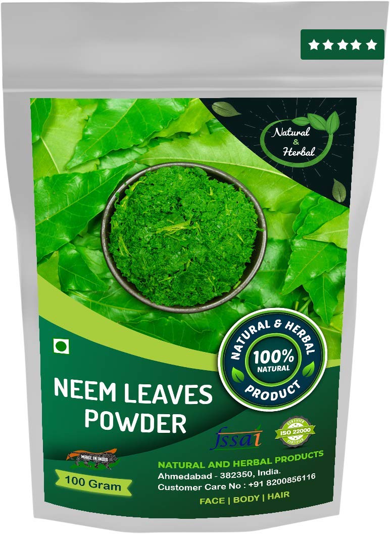 Neem Powder (Neem Tree, Azadirachta Indica) For Skin Care(Face Mask), Eating(Drink) and Hair Growth - 100 Gm-image-16