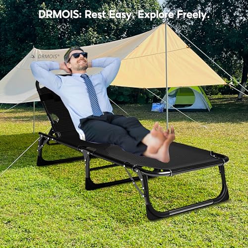 Camping-cots-Adjustable-Portable-Folding-Cot-with-Cozy-Mattress-and-Pillow-Outdoor-Portable-Folding-Lounge-Chair-Sleeping-Cots-Camping-Bed-for-Camping-Pool-Beach-Support-600-lbs-Black