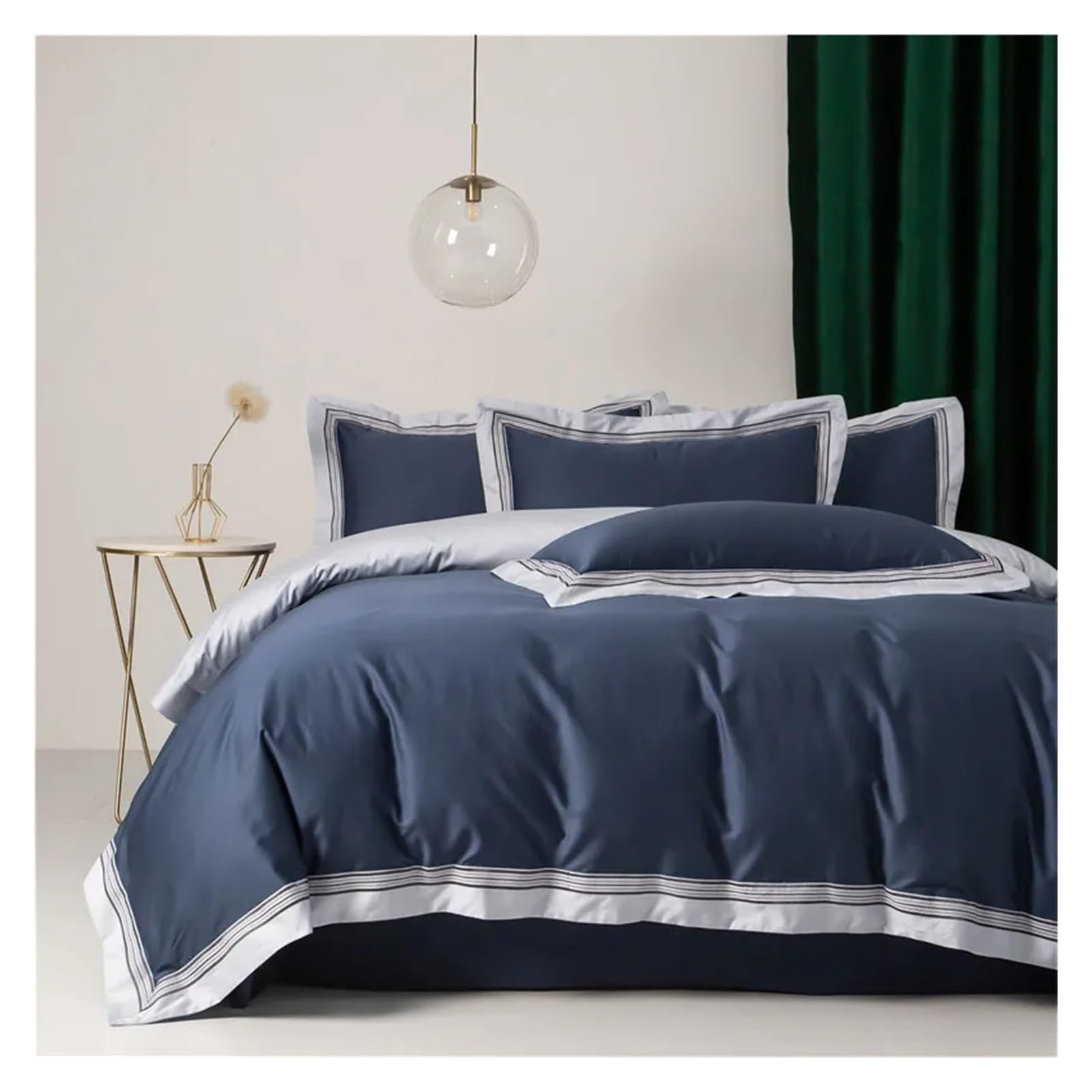 Sbcgfy B Cotton Ed Linens 1000Tc Queen King Size Duvet Cover Quilt Cover Comforter Edding Sets Comfortable Edding, Edspreads,-King Size 4 Pcs