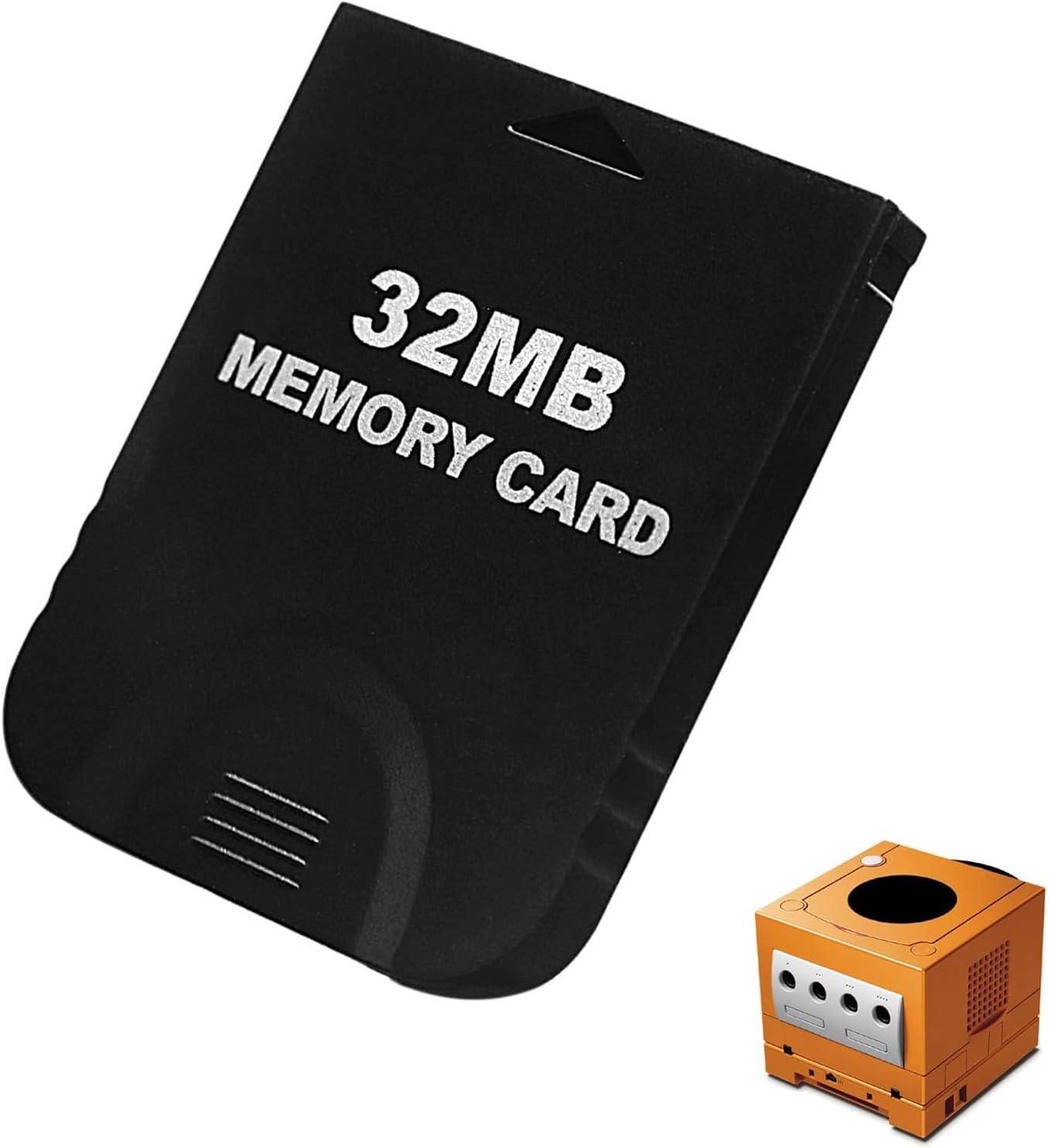 32MB(507 Blocks) High Speed Gamecube Memory Card, Game Memory Card Compatible for Nintendo Gamecube and Wii Console Accessory Kits (Black)