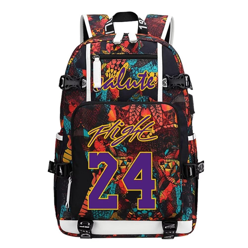 Basketball KB24 Multifunction Backpack Travel Daypack Fans Bag For Men Women