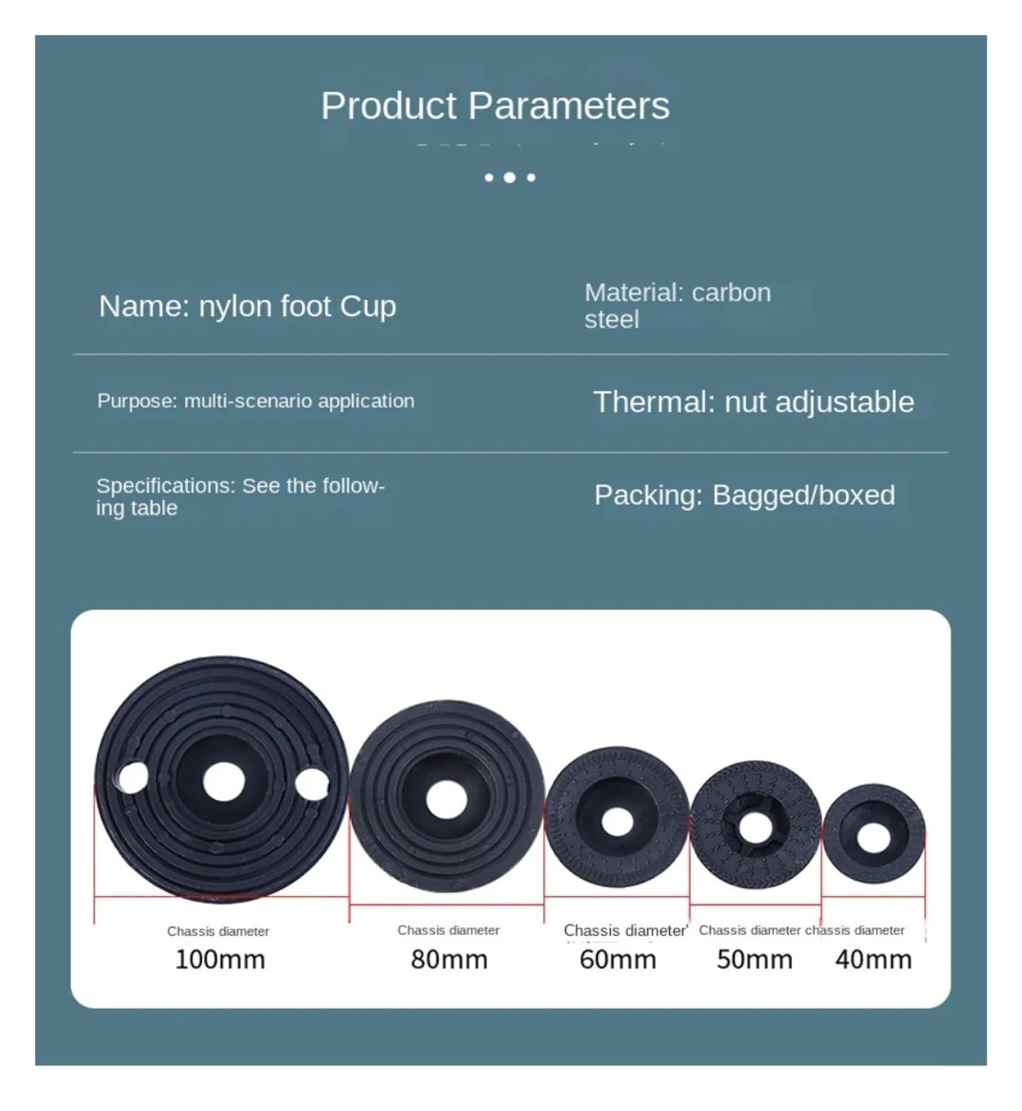 Pies niveladores for muebles, 4 Uds., M8, M10, M12, M16, Base giratoria de rosca, soporte ajustable for patas de mesa(D80XM10X80)